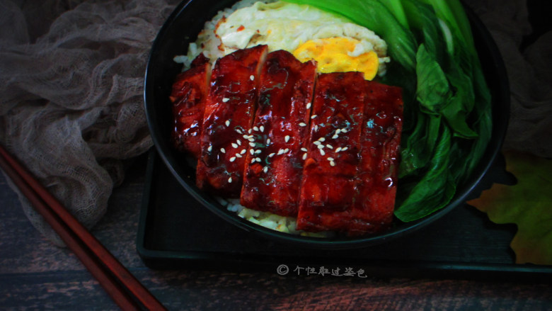 叉烧鸡排饭,销魂饭，吃过了吗？这源远流长的味道，你值得拥有~