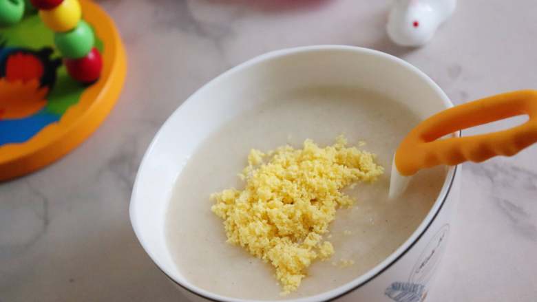 土豆蛋黄米糊,一股浓浓的蛋香味。