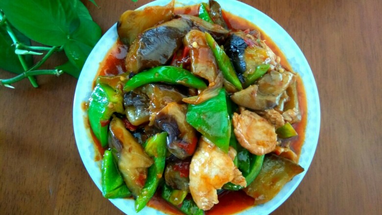 鱼香茄子,成品图,下饭菜