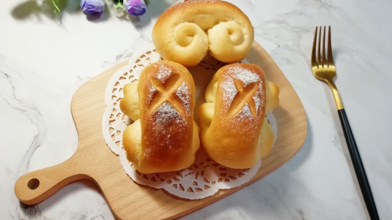 甜味面包卷,拍照也是萌萌哒!