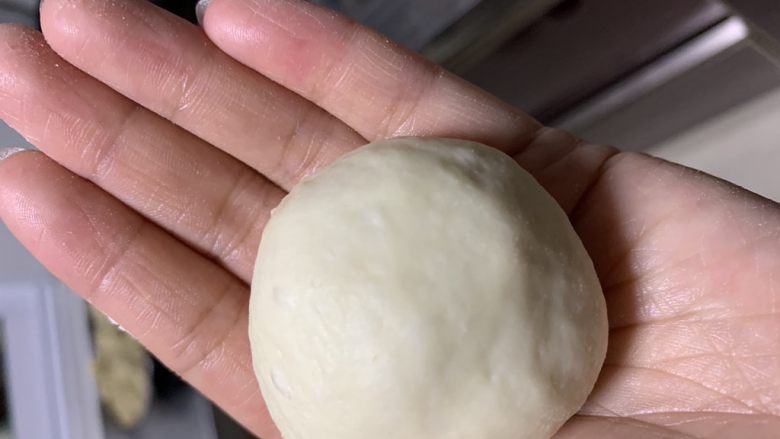 绵白糖餐包,收口