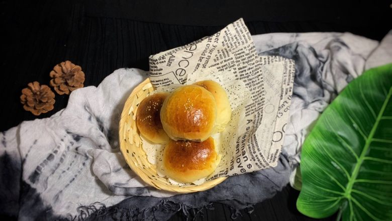 绵白糖餐包,完成