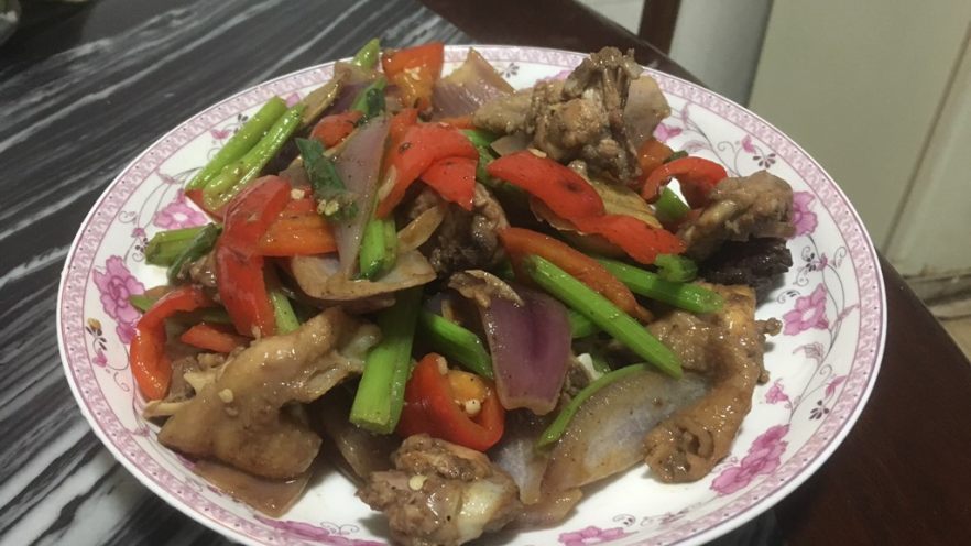 爆炒鸡块