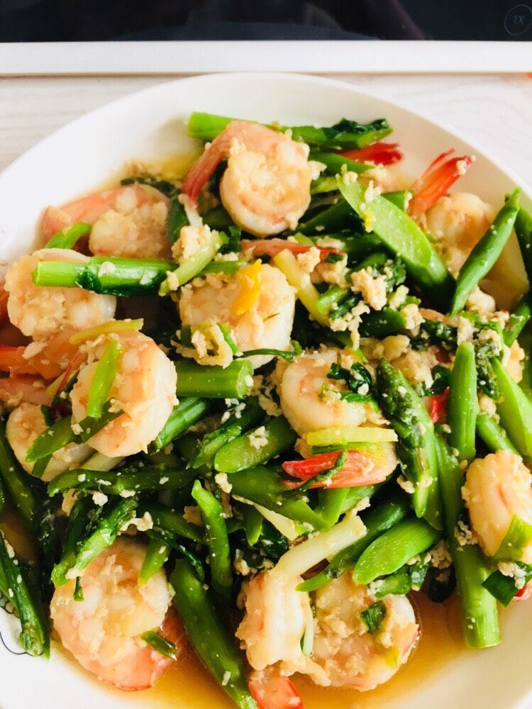 芦笋炒虾仁🍤