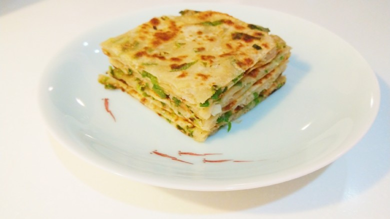 新文美食 葱油饼,成品图