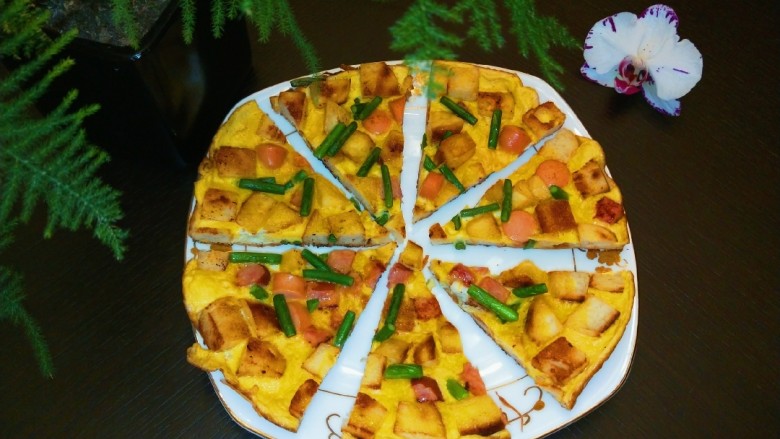 新文美食 网红馒头变身鸡蛋饼,成品图