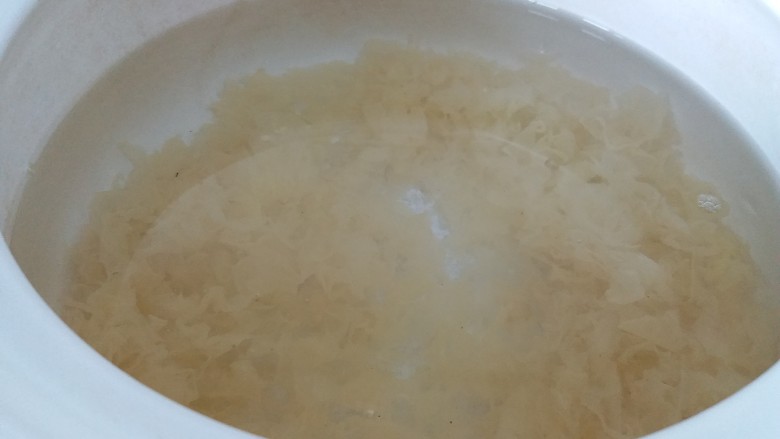 超级拉丝红枣桃胶银耳汤,将银耳和纯净水放进砂锅炖煮,水一定要一次放够。大火煮开后换小火。盖子要留条缝,不然会溢出来
