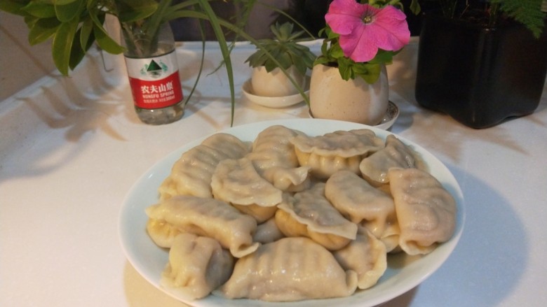新文美食 羊肉胡萝卜饺子,成品图