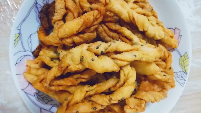 炸面果,出锅