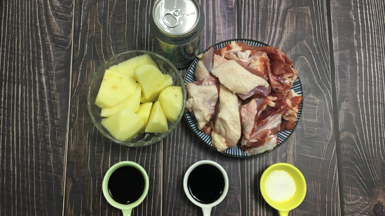 土豆啤酒鸭,准备好材料,开始动手