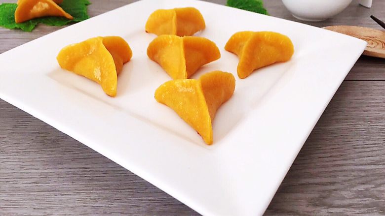 胡萝卜煎饺,成品图!