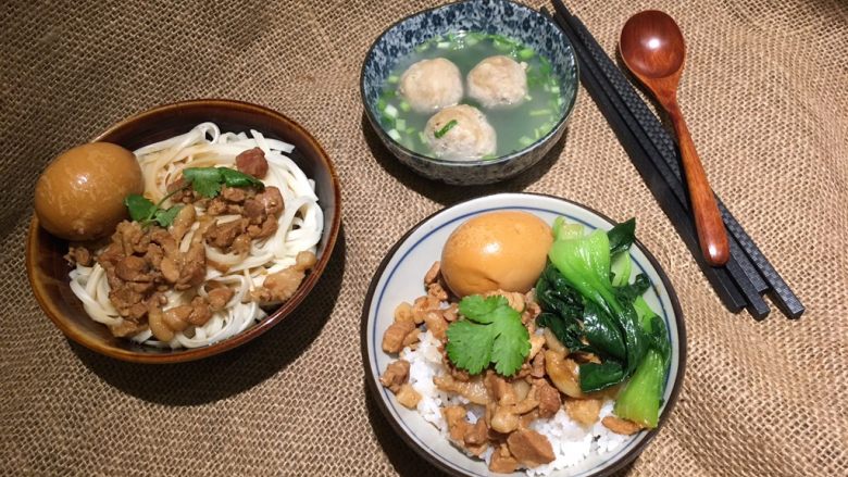 卤肉饭-电锅版,下个面条!淘个米!煮个贡丸汤!电锅版卤肉/蛋,非常赞!