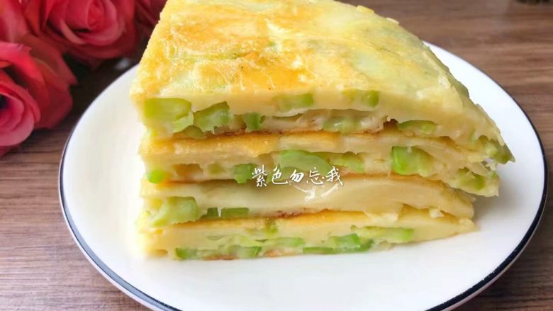 苦瓜蛋饼,成品图二