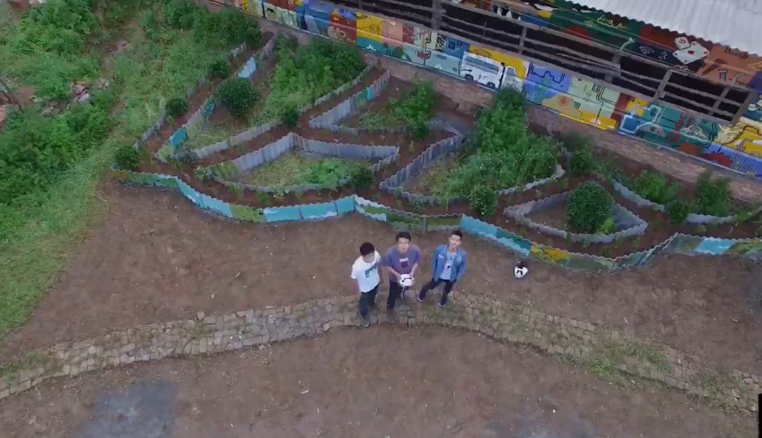 修一个花园，累了做上几个美味下饭菜大吃一顿