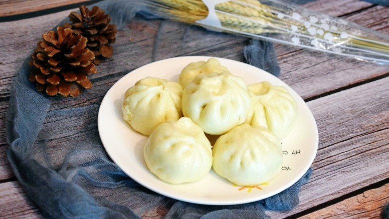 美味素包子——豆腐粉条黑木耳香菇馅,白白胖胖的大包子就蒸好啦!
