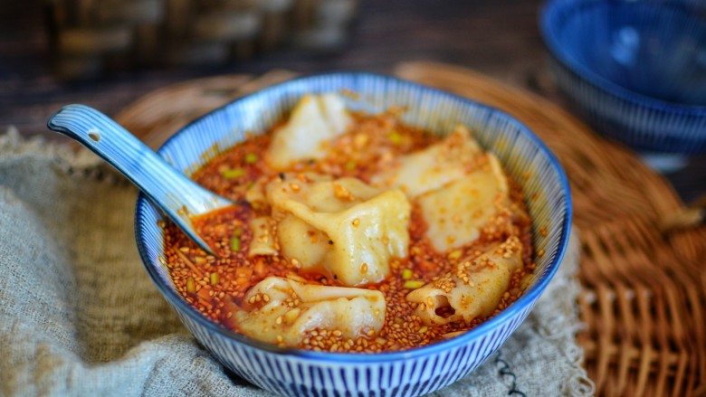 酸汤馄饨,成品图二