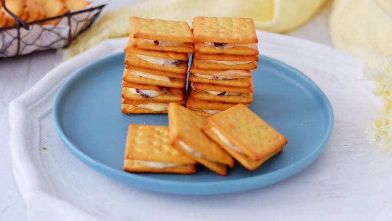 原味牛扎蔓越莓饼干,成品图