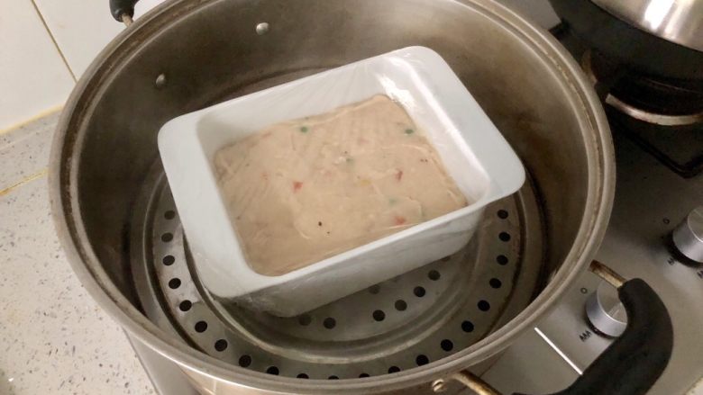 杂蔬山药鸡肉小方,装盘~