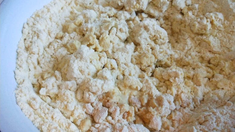 新文美食 北京特色小吃蒸年糕,适量倒入温水搅拌。