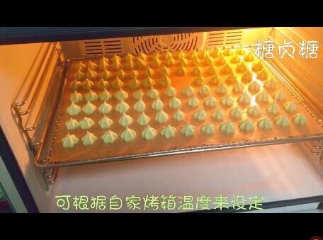 宝宝辅食系列~菠菜溶豆,根据自家的烤箱温度来设定