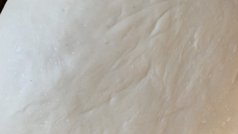 紫薯双色吐司,发酵结束