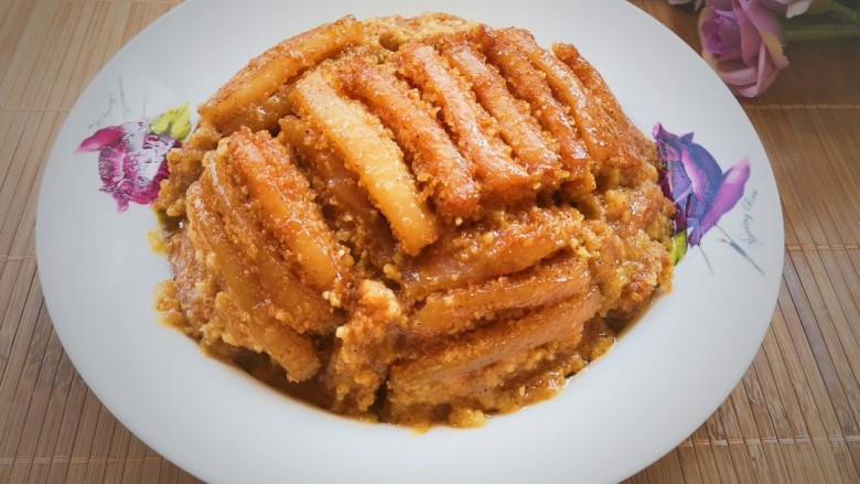 年味~简版粉蒸肉,成品图