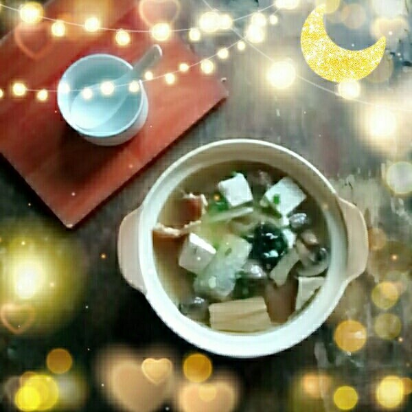 #年年有鱼# 菌香豆腐鱼片煲,成品。
