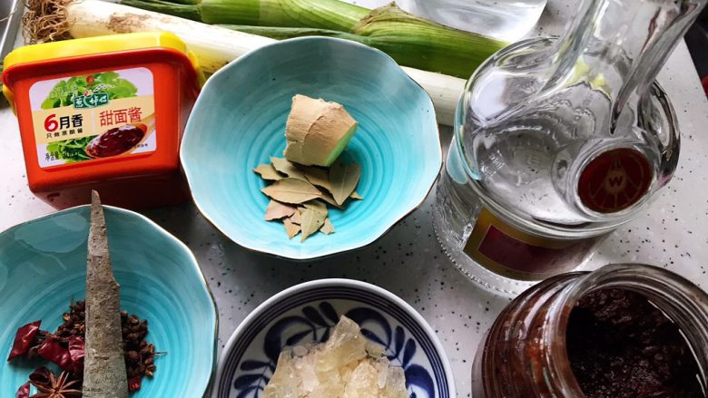 酱牛肉(高压锅版),期间我们准备好其他用料