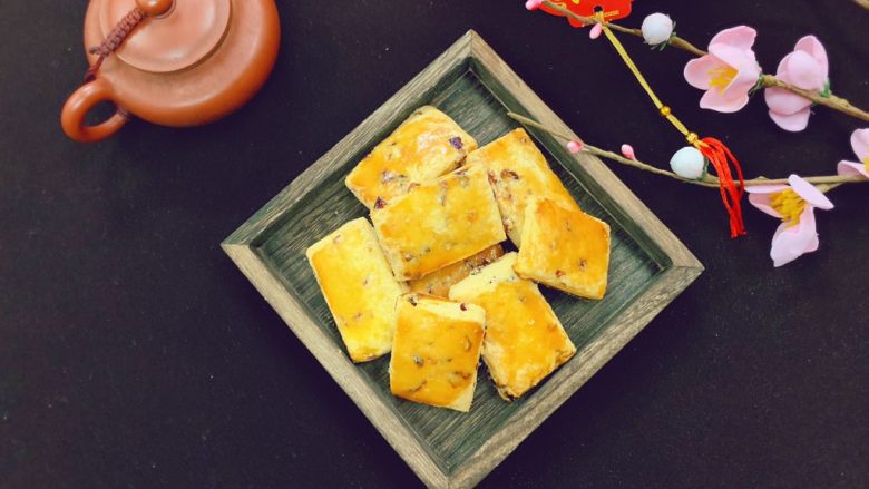 蔓越莓奶酥,完成,成品。