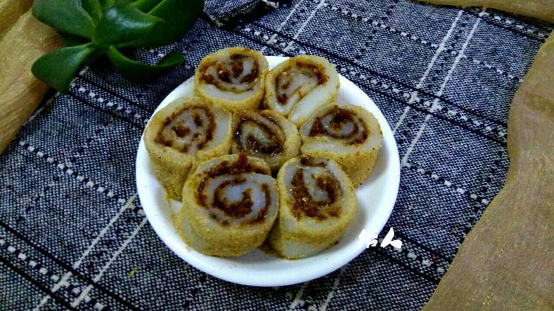驴打滚,装盘