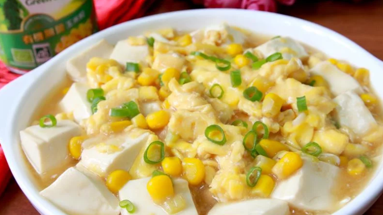 玉米滑蛋嫩豆腐