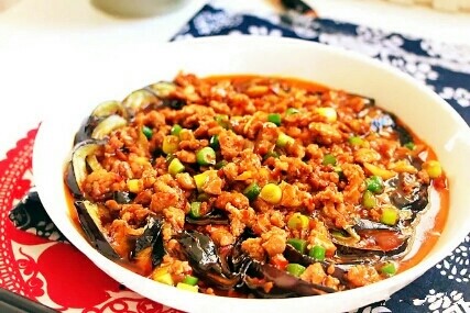 肉末盘龙茄,真的好香,你也试试吧!