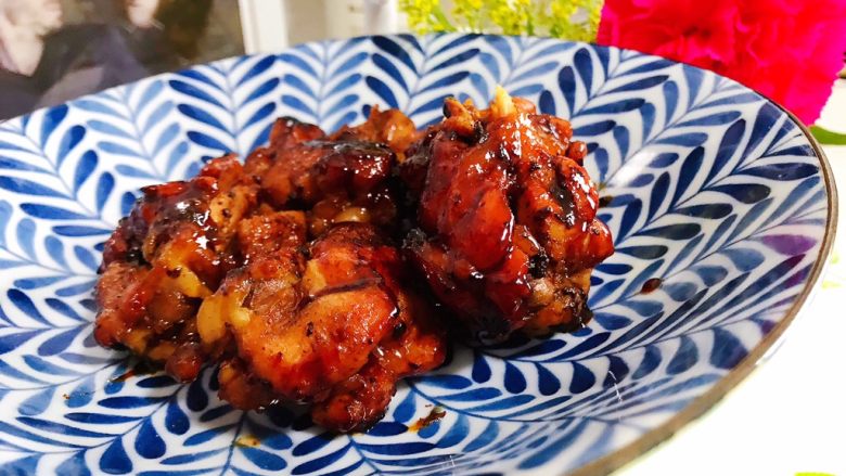 可乐鸡根翅(电饭煲版),成品图