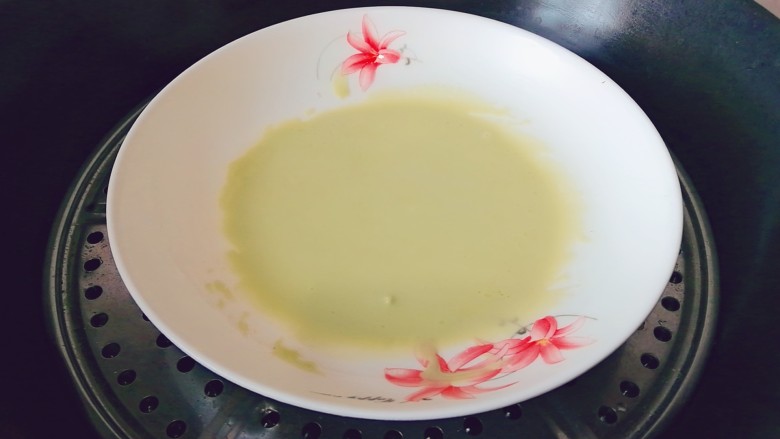 翡翠凉皮(不用洗面的凉皮),开水上锅蒸3分钟