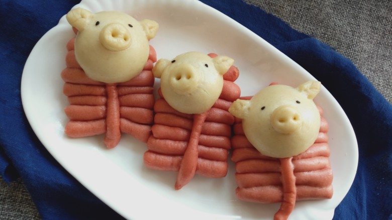 花样面食-鞭炮猪