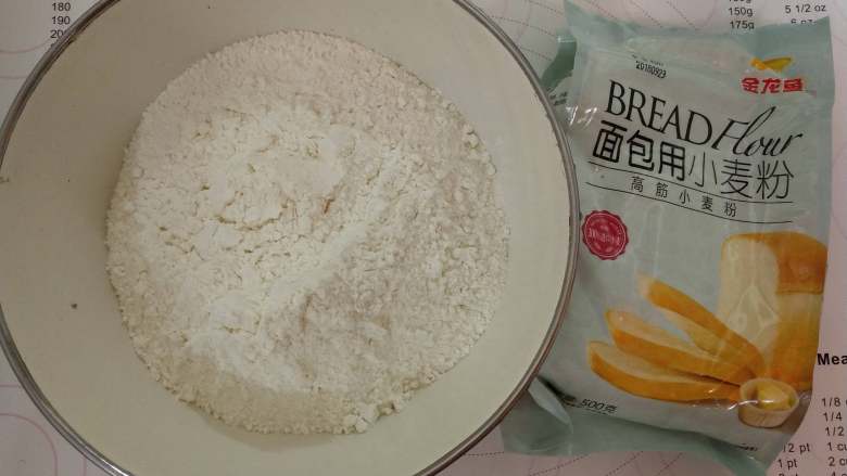 四喜烤麸,金龙鱼高筋面粉加适量水,活成面团