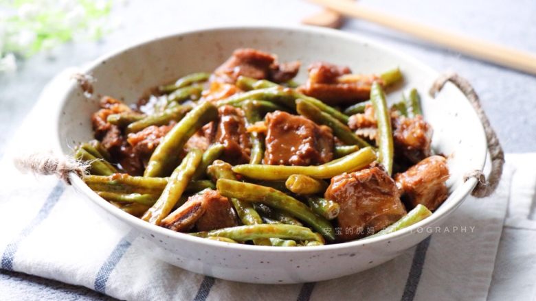 排骨炖豆角