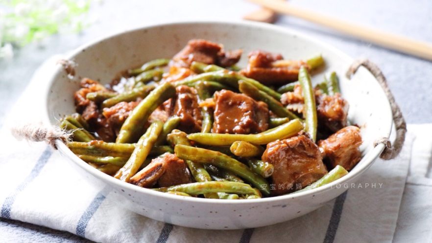 排骨炖豆角