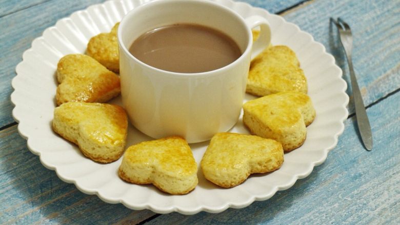 司康饼,快手方便的下午茶点心,配一杯咖啡或红茶,完美^_^