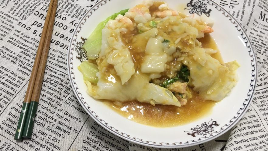 自制美味的鲜虾肠粉