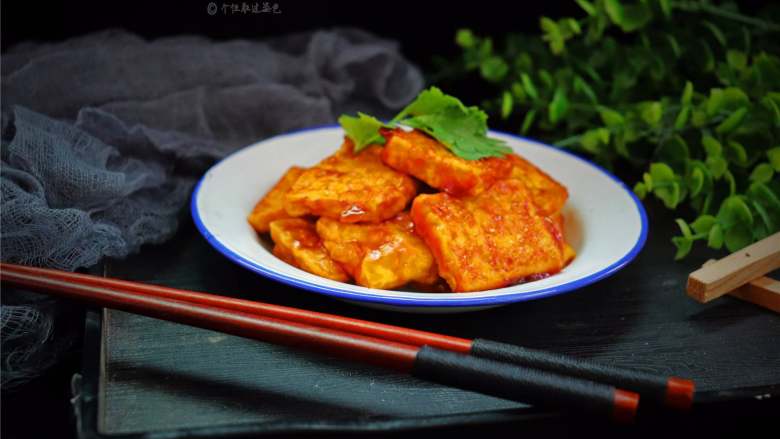 多福豆腐,酸酸甜甜,不仅好吃,还开胃。