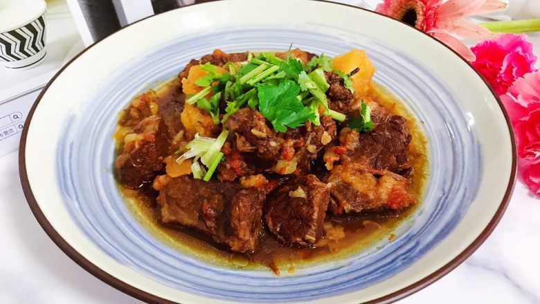 西红柿土豆炖牛腩(高压锅版),非常美味