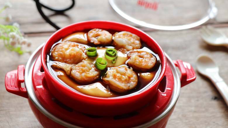 虾仁鸡蛋羹