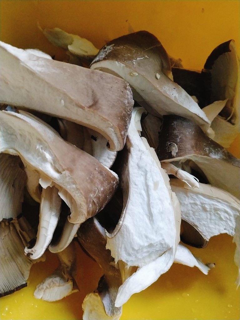 比肉还好吃的干炸蘑菇,新鲜<a style='color:red;display:inline-block;' href='/shicai/ 7201'>鲜蘑</a>流水冲洗干净,撕成小朵;