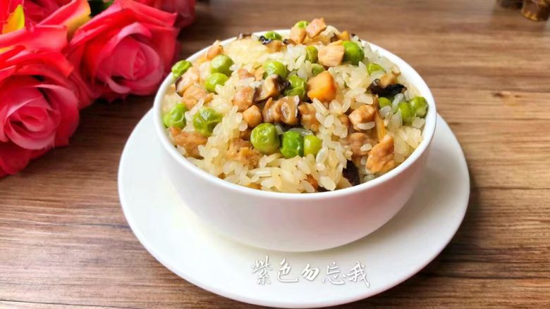 豌豆饭,成品图二