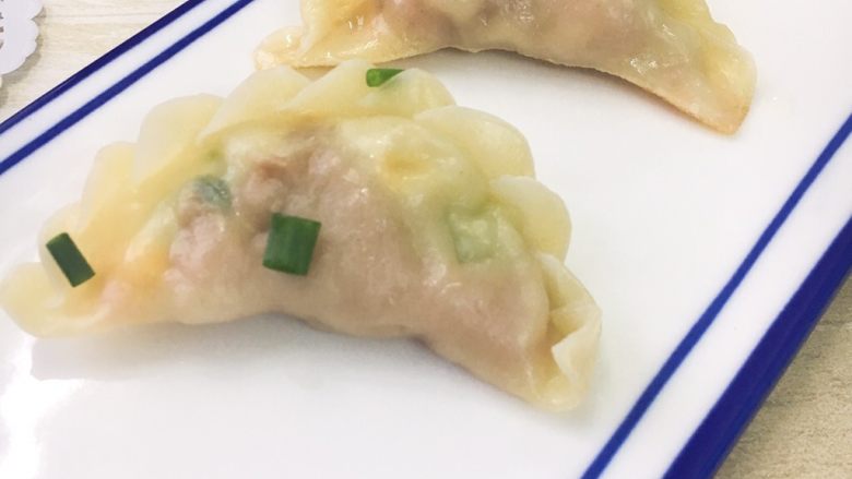 饺子,完成,上碟