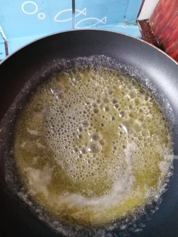 雪花酥,融化黄油