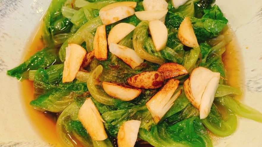白灼生菜