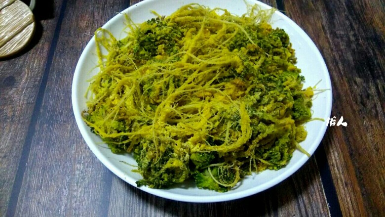荠菜玉米面蒸疙瘩