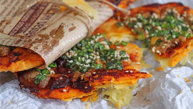 又卷烧饼(家庭版),成品图